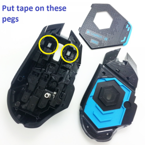 Logitech Spring-loaded buttons. 132170-0