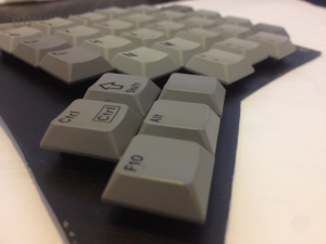 The Alumaplop, a compact keyboard/trackball combo in process 91869-0