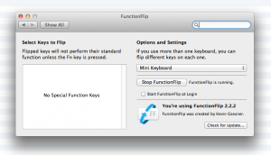 Mac OS X keyboard prefs not seeing F-keys on FC660C... 30565-1