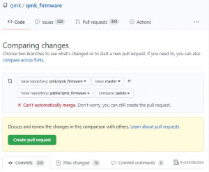 How to properly merge your keyboard/keymaps with QMK repository? 255523-0