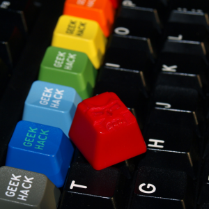 GH Charity Auction: Red F2 Cherry MX ClickClack! (Auction is over). 2556-0