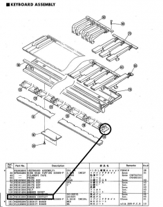 Yamaha PSR-74 keyboard review (Yamaha magnetic reed) 164700-0