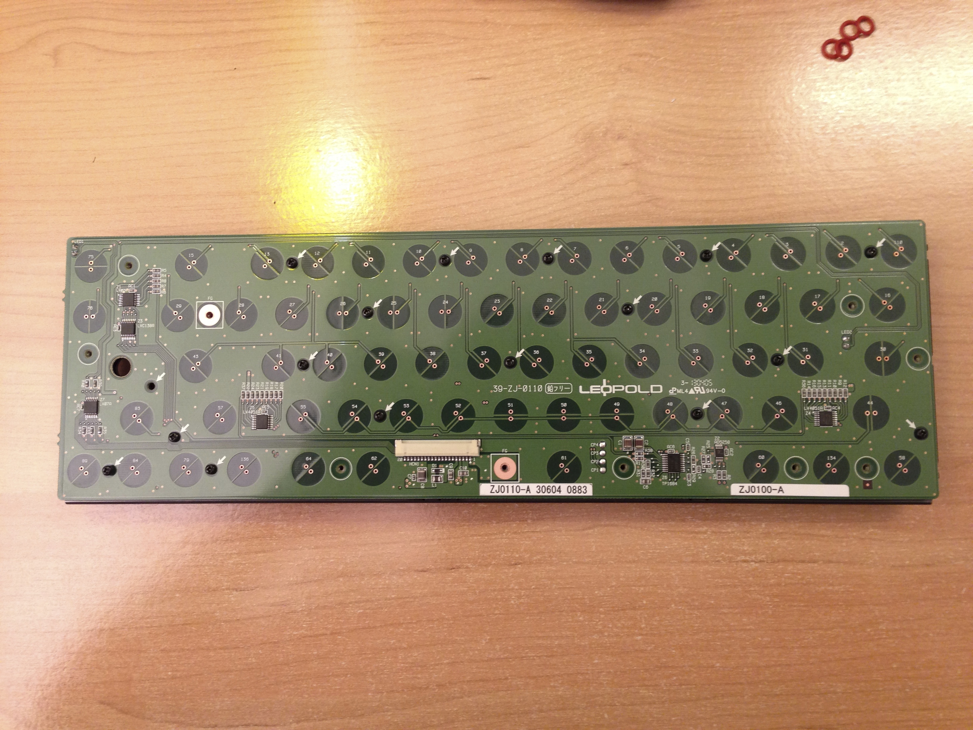 Why can't you just put topre switches in any board? 51227-0