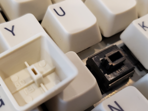 Dell AT101W w/ XDA ALPS blank keycaps 250062-2