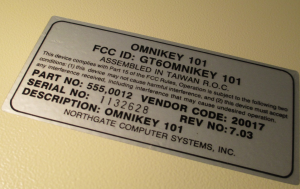 Northgate Omnikey 101 SKCM White Alps 144594-5