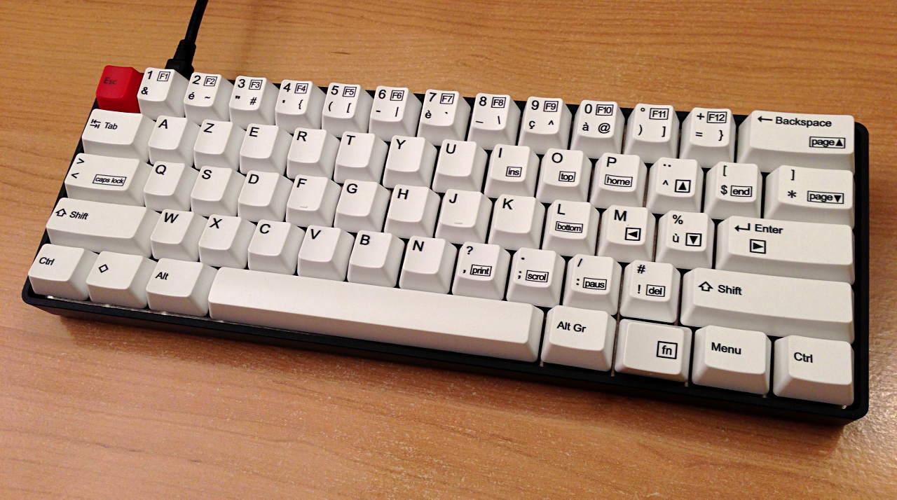 The GuiFN layout for 60% keyboards 63097-5