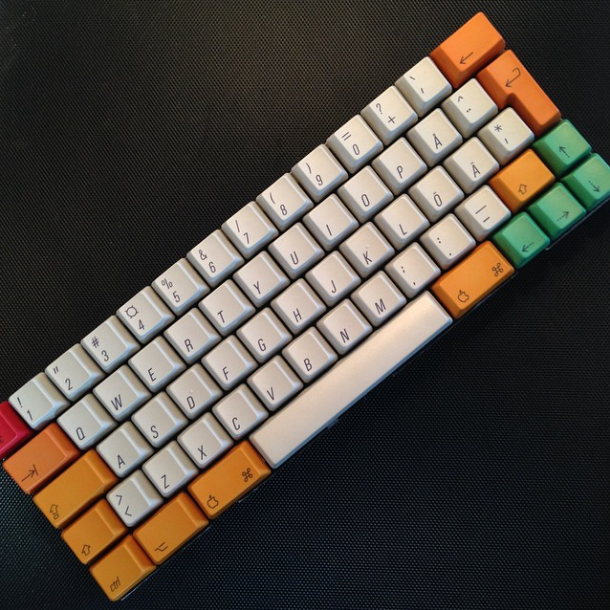 My 60% Orange Alps m0118 project
