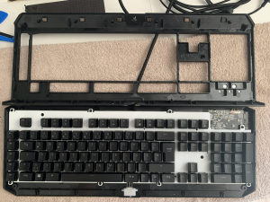 Razer Blackwidow Chroma v2 Disassembly and USB-C Mod 246642-3