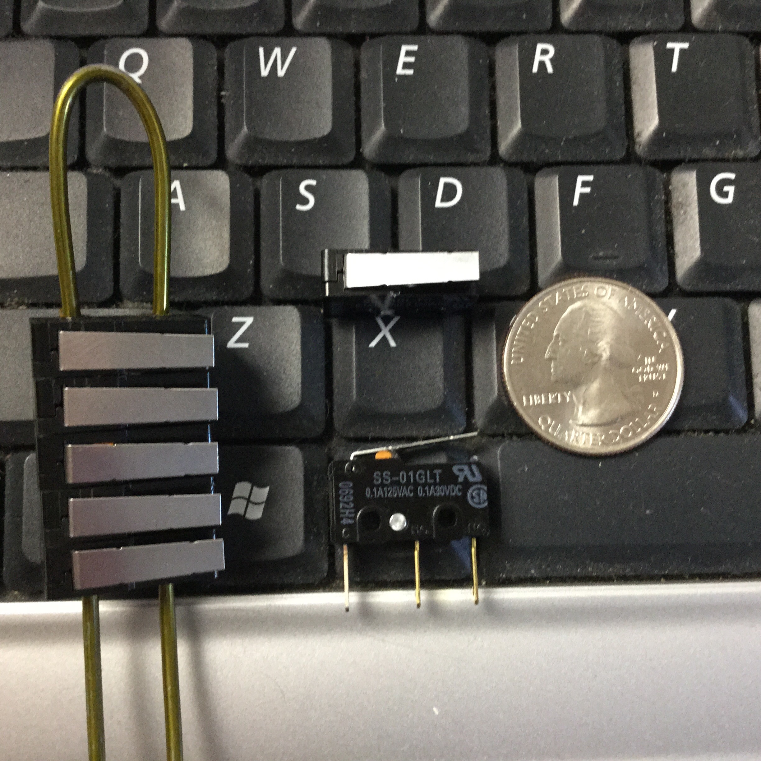 Conchi build log: 8g microswitch ergo keyboard and trackball 96785-0