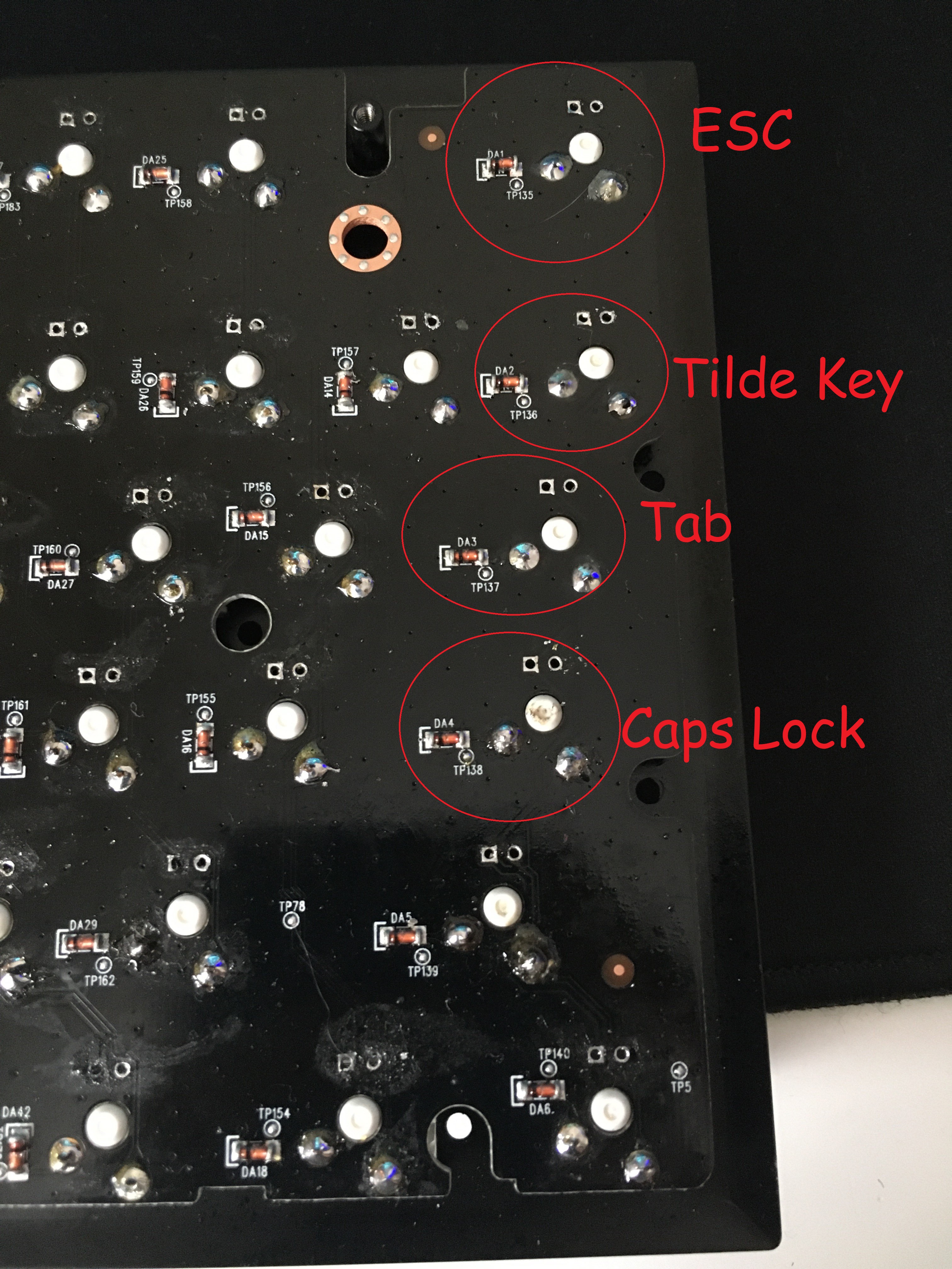 4 Keys Stopped Working after recently getting out Modded HyperTKL 276118-0