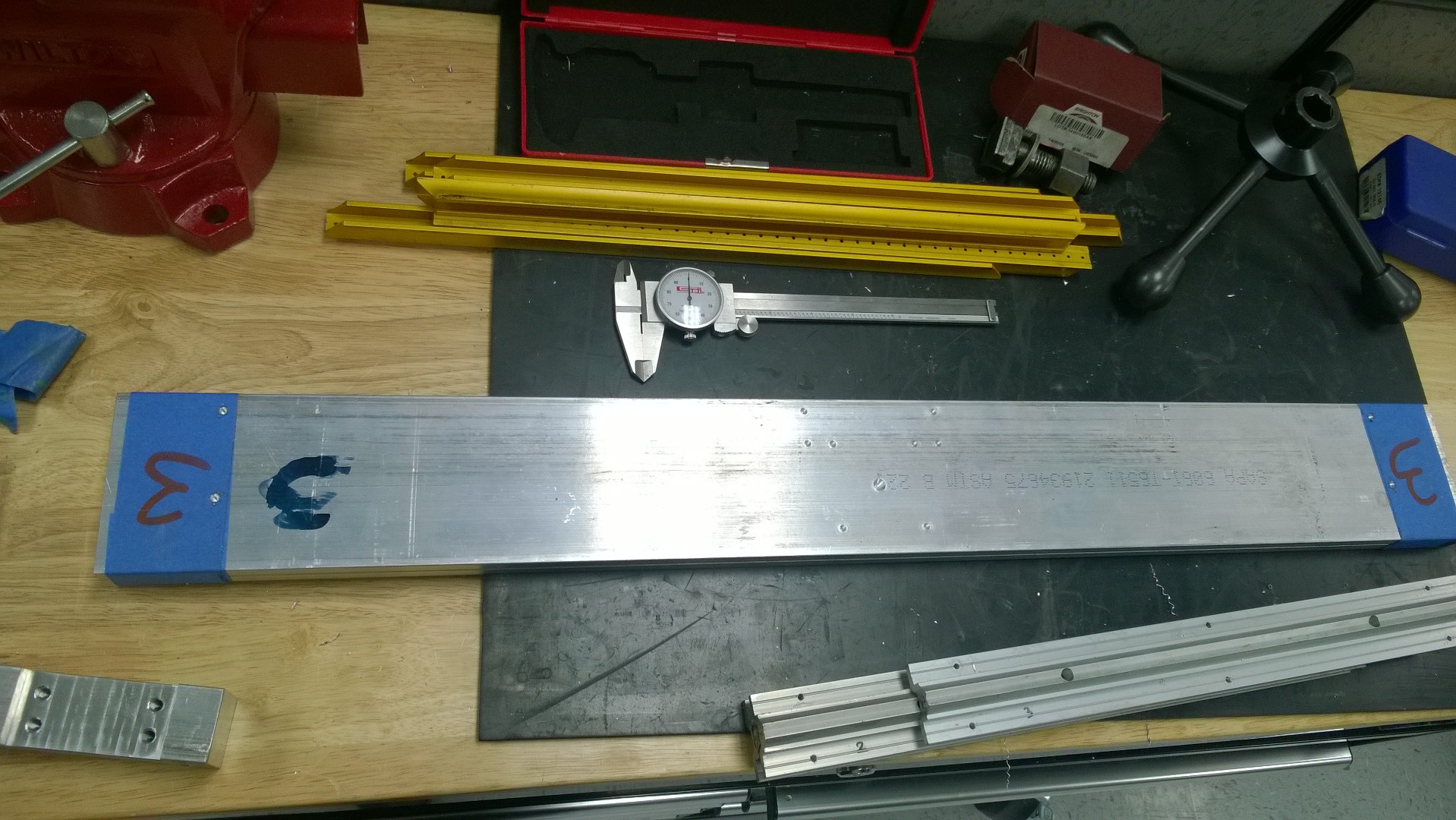 Using a CNC machine to build a CNC router. 117831-4