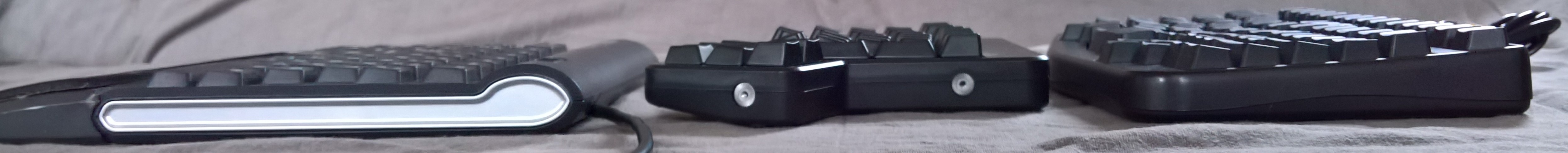 Visual comparison: ErgoDox EZ, Truly Ergonomic Keyboard and Kinesis Freestyle 172715-8