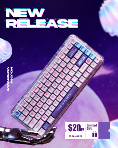New Release! Meet MelGeek Mojo84 Vaporwave Keyboard 299087-0