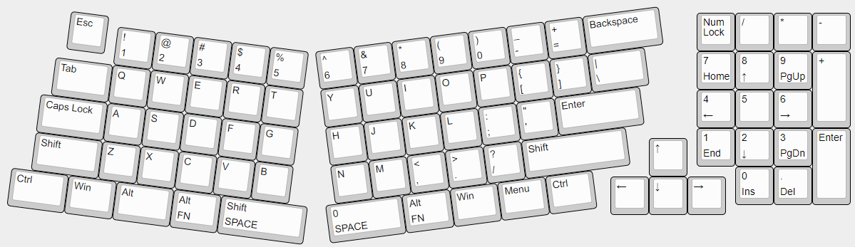 Layout experiment: Ortho/Angled halves/CP...... thing? 231991-0