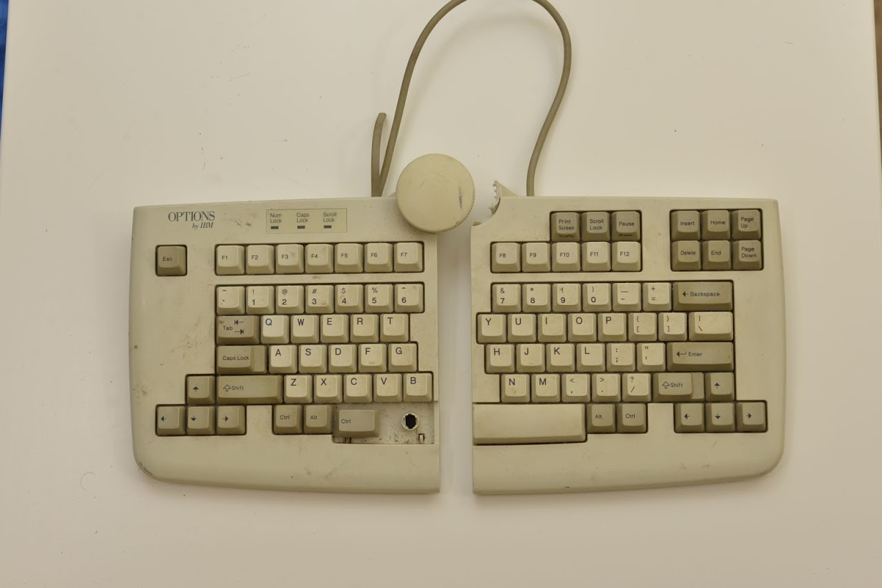 IBM M15 ergonomic buckling spring + artisan space bars 155203-1