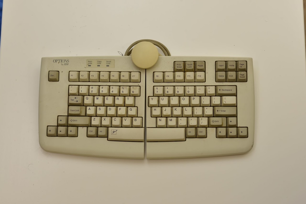 IBM M15 ergonomic buckling spring + artisan space bars 155205-2