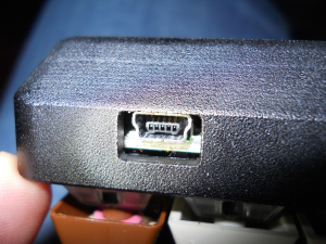 Repair inside of mini-USB connector on board 253093-0