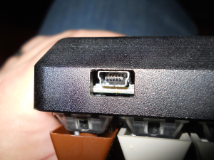 Repair inside of mini-USB connector on board 253097-2