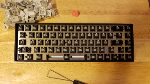 Gat clears weren't for me, swapped my Tada68 to lubed Cherry grey tactiles :) 164978-1
