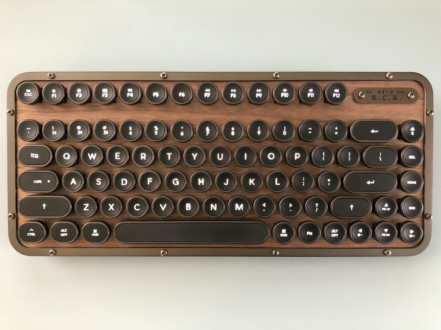 Azio Retro Compact Keyboard While Watching Star Trek: the Motion Picture 241884-2
