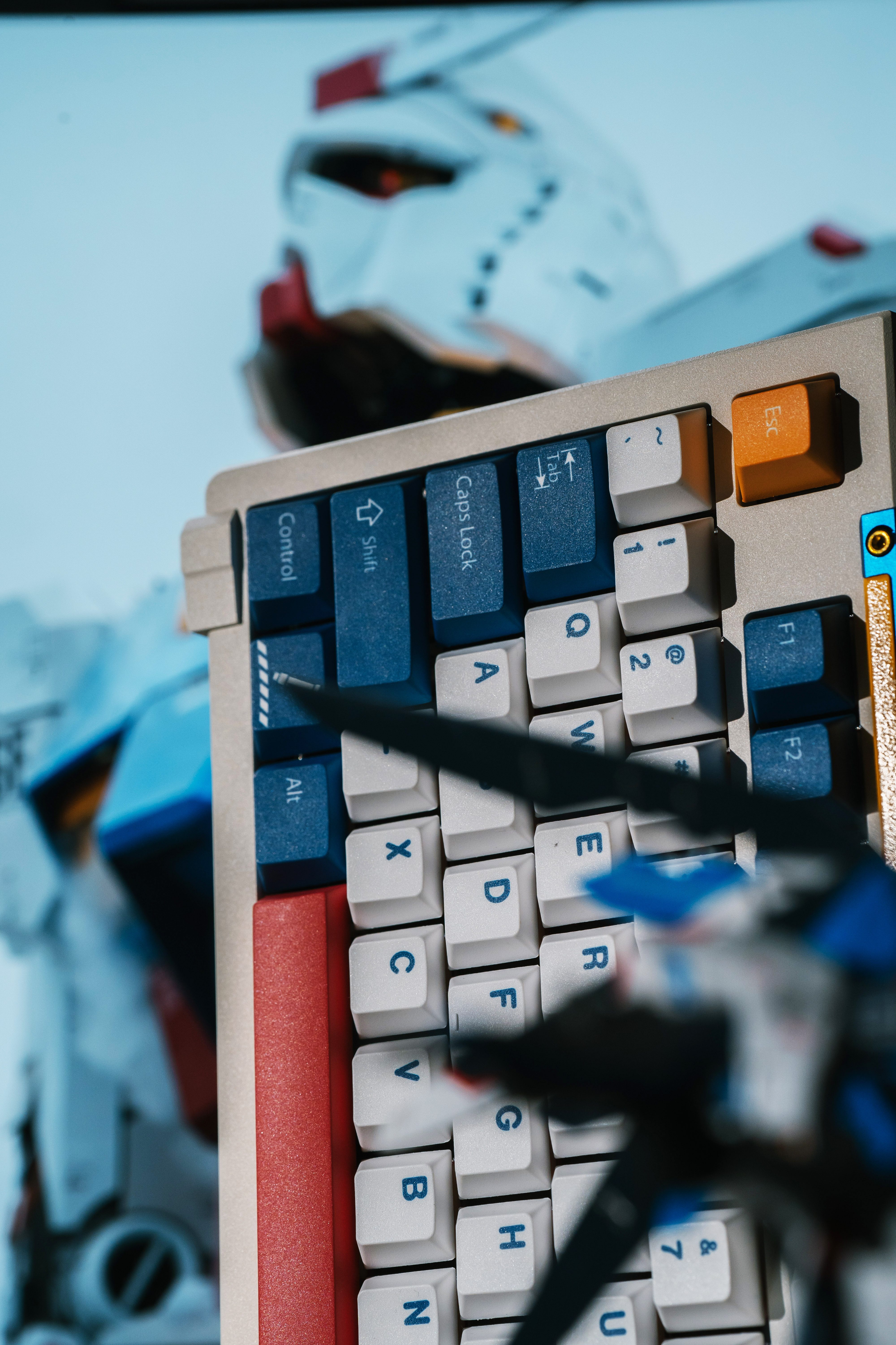 【IC】Keygeak-PIXI87 Customized Keyboard (Inspired by Gundam) 304718-12