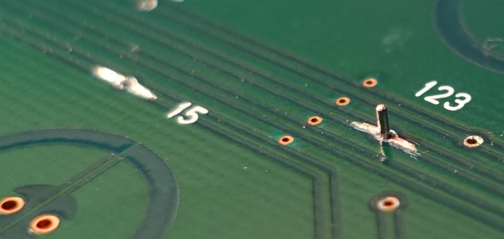 Repairing Realforce PCB - UPDATE: SUCCESS 196351-0