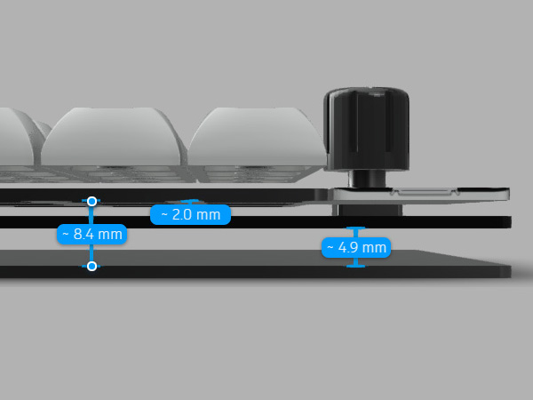 Hotswap BLE Compact Pocket Sized Keyboard