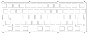 Layout grabbed from apple m0110 board 173385-1