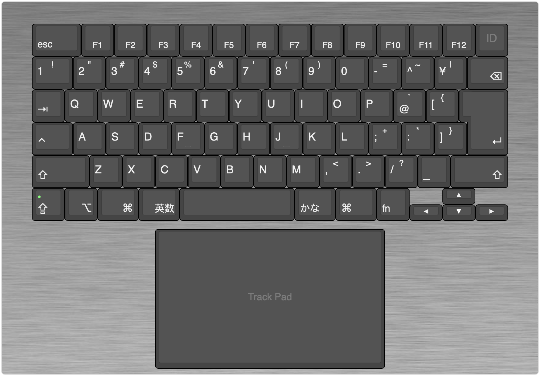 taking advantage of a Japanese built-in laptop keyboard 312045-1