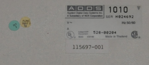 ADDS 1010 terminal Keyboard (Hi-tek linear switches) 58376-5