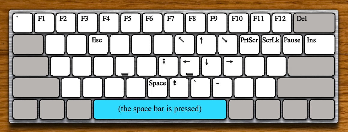 The SpaceFN layout: trying to end keyboard inflation 44508-1