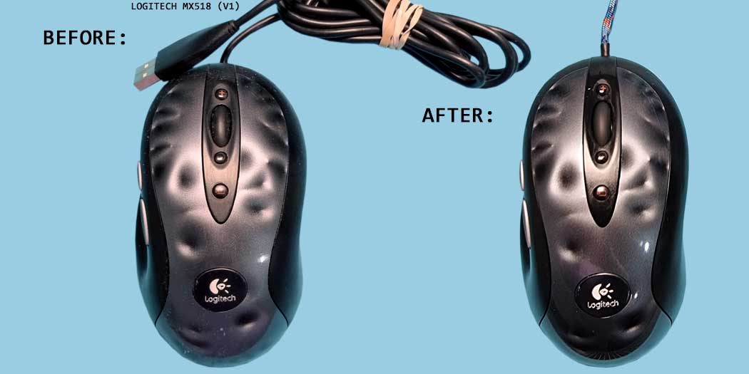 Logitech MX518 (V1) Cleaning/ Mods 283088-5