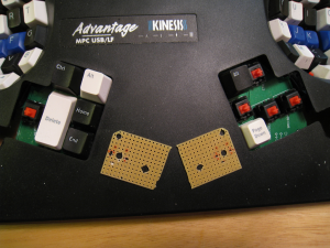 Adding extra keys to your Kinesis Advantage 3311-17