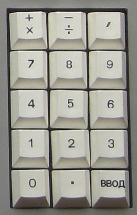 On the need of a larger numeric keypad for modern usage requirements.
