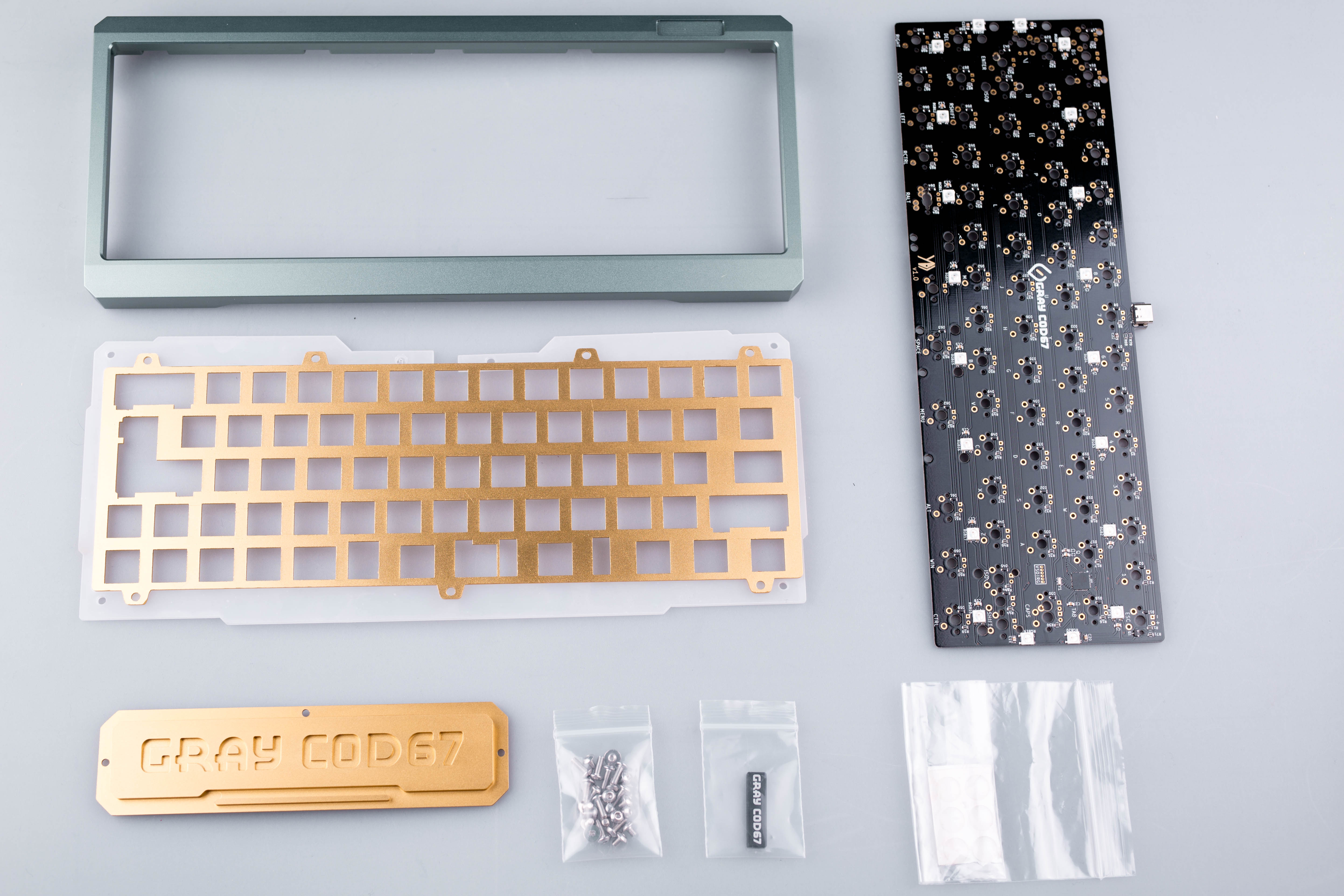 【IC】Custom Keyboard: Gray COD67 - 60% Custom(GB is opening~) 188277-1