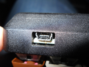 Repair inside of mini-USB connector on board 253095-1