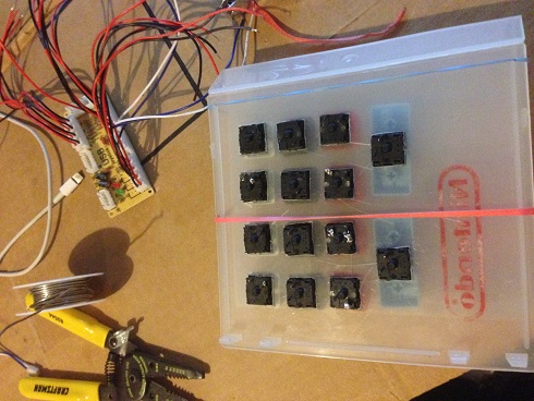 Autohotkey Keypad with USB Controller and NES Case