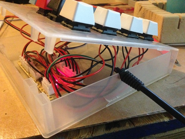 Autohotkey Keypad with USB Controller and NES Case