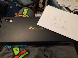 WTS Ducky PBT Cherry MX Keycap Set - Laser Engraved Pink/White $50 87633-0