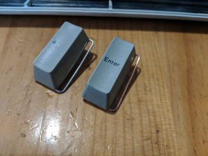 Fixing model M with missing stabiliser wire and broken stabiliser mount 194937-0