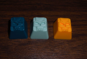 Mint Gum, Orangesicle, Dark Teal (?) Clacks for Auction 2646-0