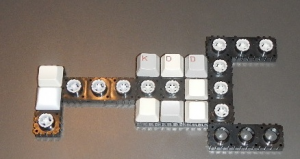 Modular housing components for keycap storage, display or other 10745-3