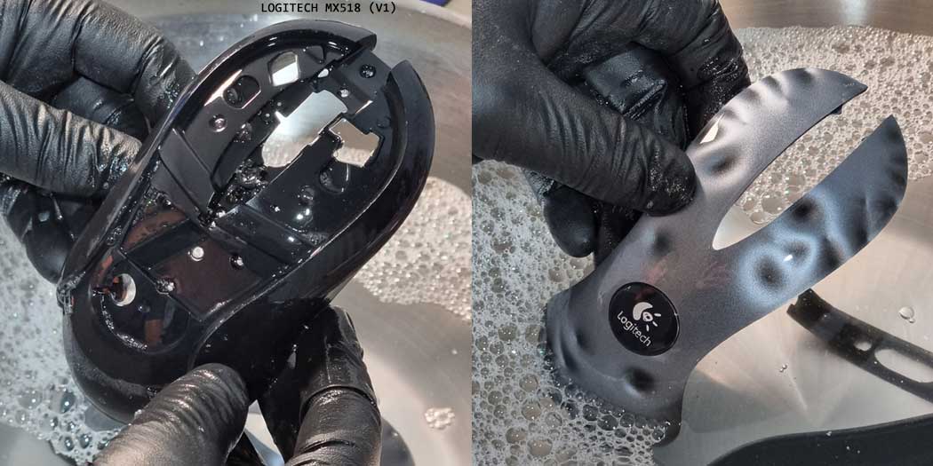 Logitech MX518 (V1) Cleaning/ Mods 283084-3