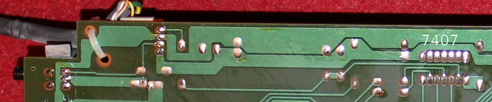 Sanyo MBC-550 keyboard (fujitsu leafspring) 154584-0