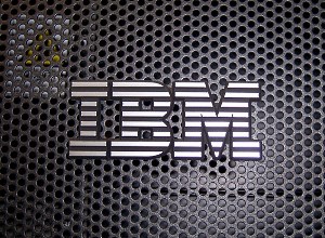 1st-gen (square metal) IBM logo badge, $14.95 shipped