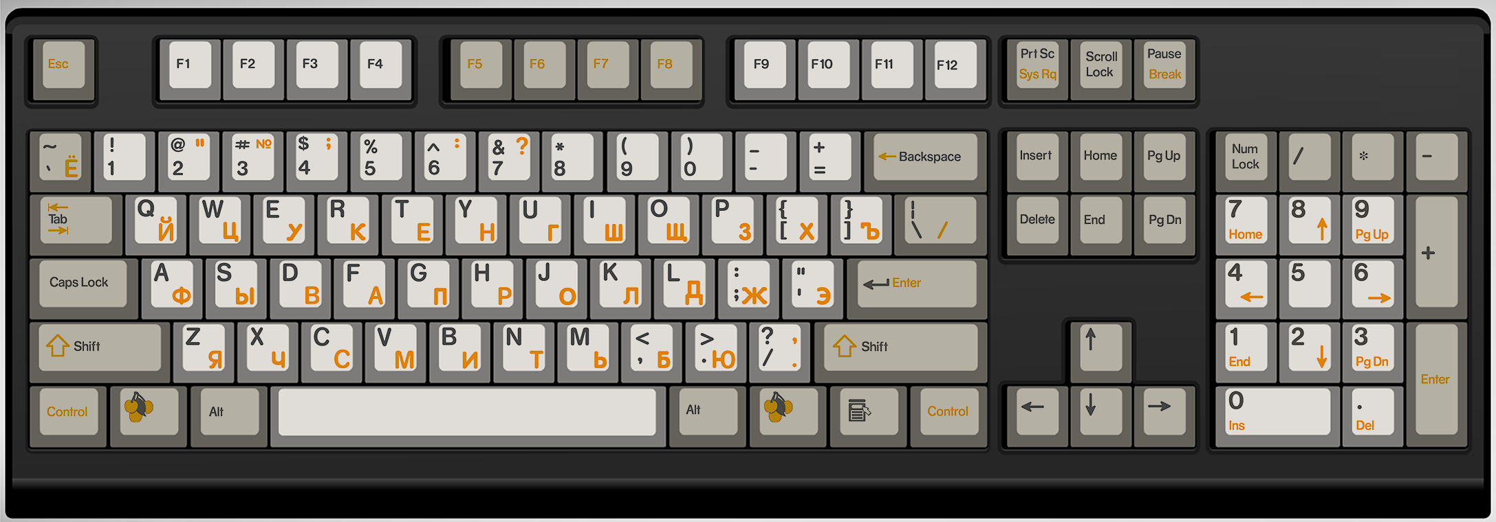 PBT White/Beige set ROUND 4 ★★★ISO included★★★★ 133keys Accept order now 128655-9