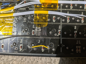 Need help, uneven backlight on a QMK converted chinese keyboard 261476-2