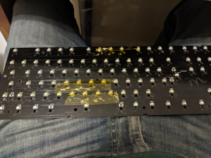 Need help, uneven backlight on a QMK converted chinese keyboard 261480-4