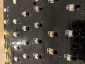 Need help, uneven backlight on a QMK converted chinese keyboard 261484-6