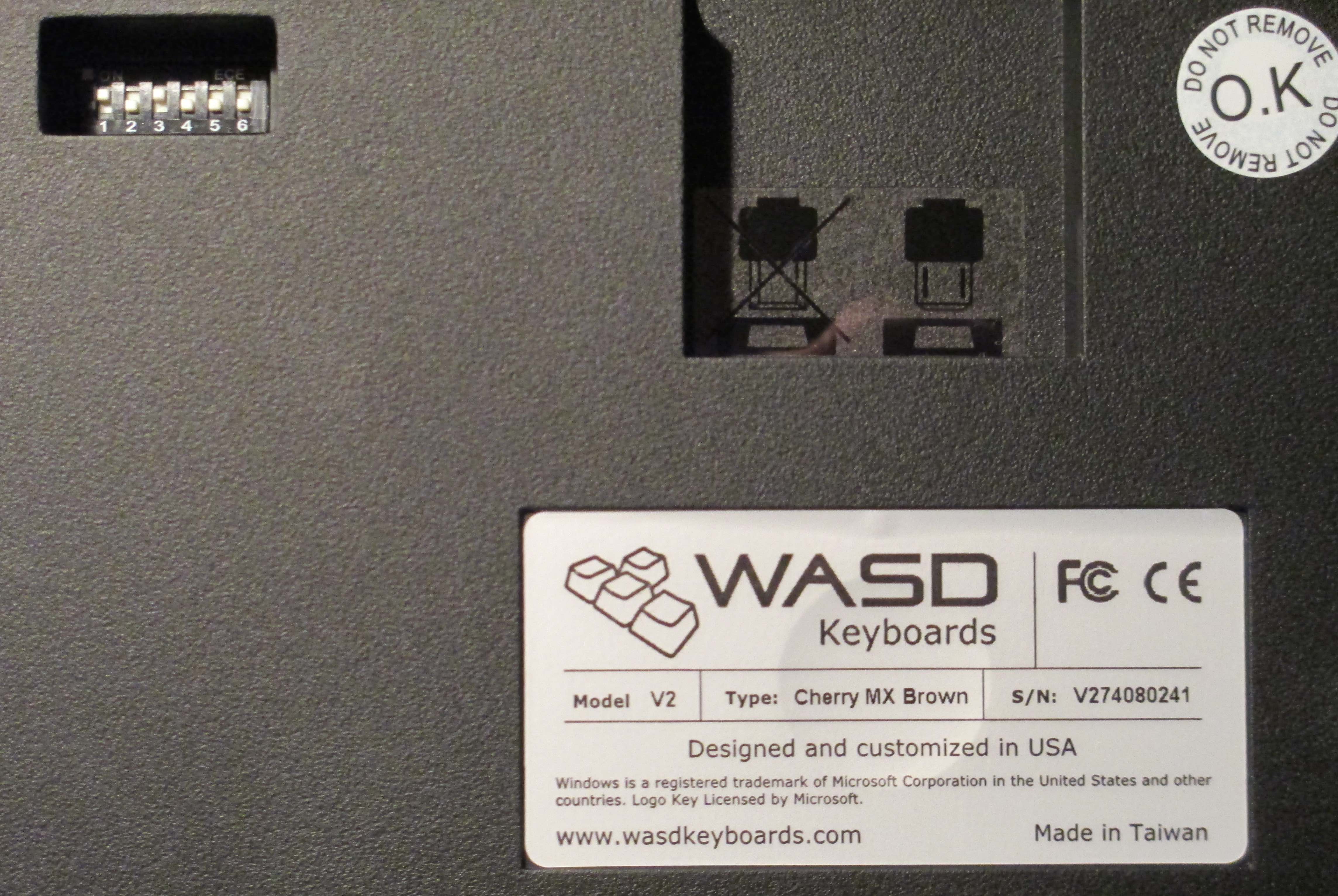 WASD V2 87 mx Brown Barebones 82493-0